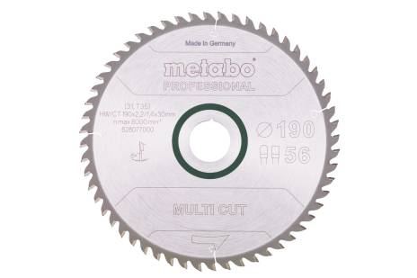 Saeleht "multi cut - professional", 190x30, Z56 FZ/TZ 8° (628077000) 