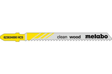 5 hojas para sierra de calar "clean wood" 74/ 2,5 mm (623634000) 