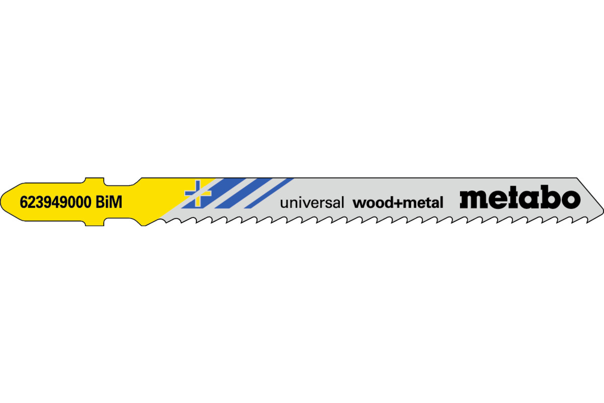 5 lames de scie sauteuse « universal wood + metal » 90/ 2,5 mm (623949000) 