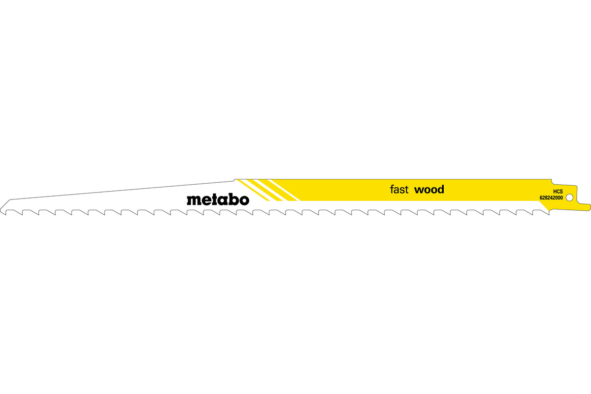 5 lames de scie sabre « fast wood » 300 x 1,25 mm (628242000) 