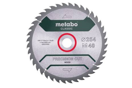 Lame de scie « precision cut wood - classic », 254x30, Z40 WZ 20° (628325000) 