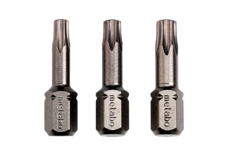 3 embouts pour vis Torx T15/20/25 Torsion (628539000) 