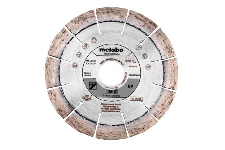 Meule de tronçonnage diamantée 115x22,23mm, « GP », Granit « professional » (628575000) 