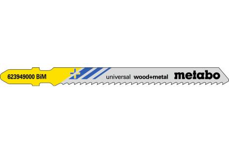 5 db szúrófűrészlap "universal wood + metal" 90/ 2,5 mm (623949000) 