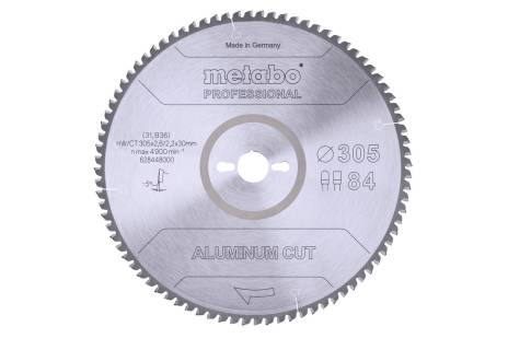 Fűrészlap "aluminium cut - professional", 305x30 Z84 FZ/TZ 5°neg (628448000) 