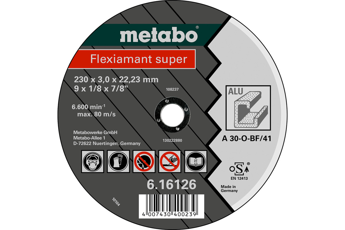 Flexiamant super, 230x3,0x22,23, alluminio, TF 41 (616126000) 