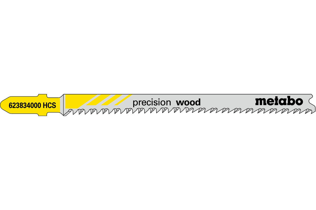 5 lame per seghetti alternativi "precision wood" 91 2,2 mm (623834000) 