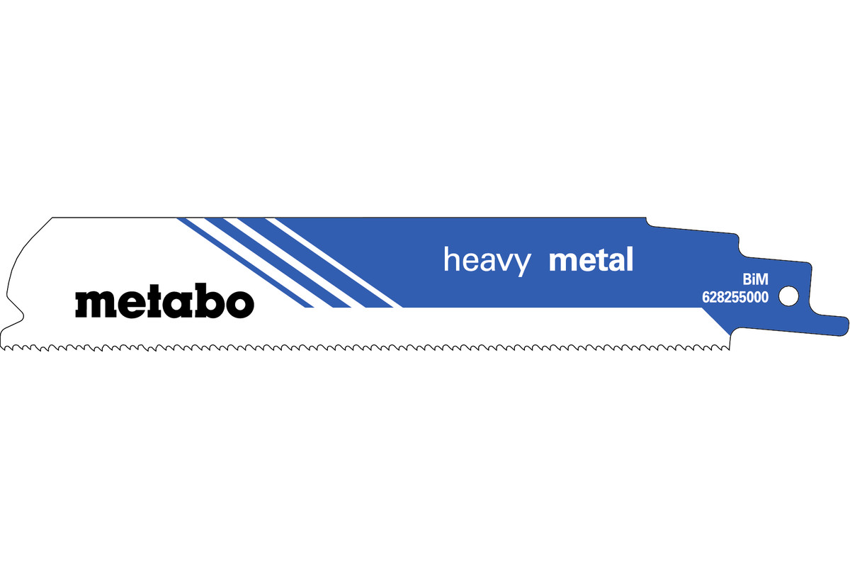 5 lame per seghe diritte "heavy metal" 150 x 1,1 mm (628255000) 