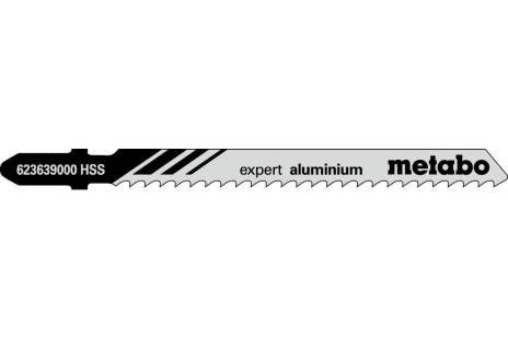5 lame per seghetti alternativi "expert aluminium" 74/3,0mm (623639000) 
