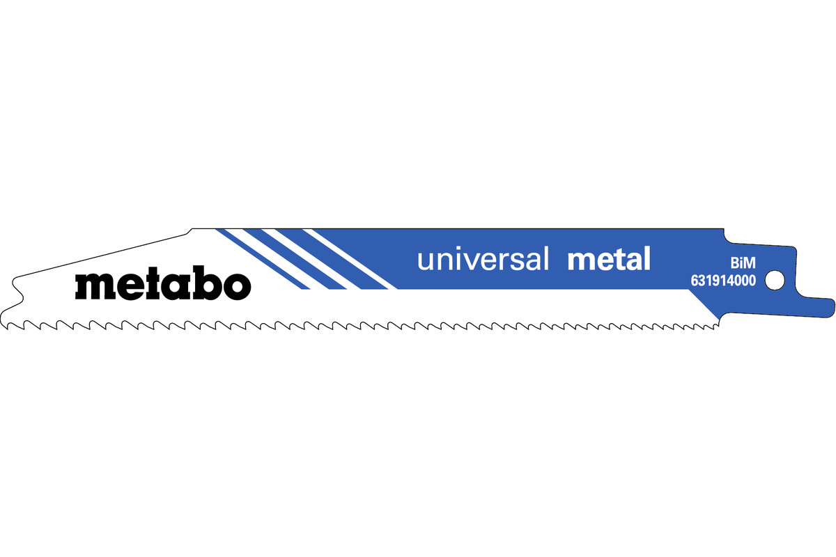 5 tiesinio pjūklo geležtės „universal metal" 150 x 0,9 mm (631914000) 