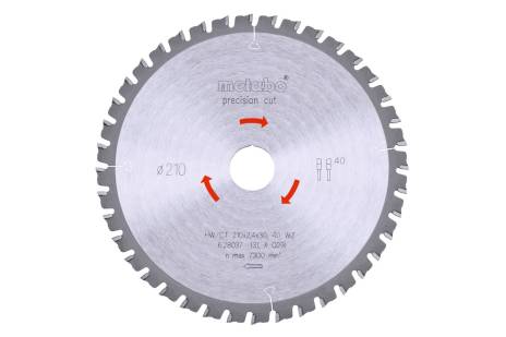 Pjovimo diskas „precision cut wood - professional“, 210x30 Z40 WZ 3° (628037000)