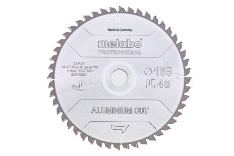 Pjovimo diskas „aluminium cut - professional“, 165x20 Z48 FZ/TZ 5°neg (628276000)