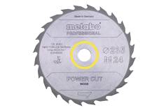 Pjovimo diskas „power cut wood - professional“, 235x30 Z24 WZ 20° (628493000) 