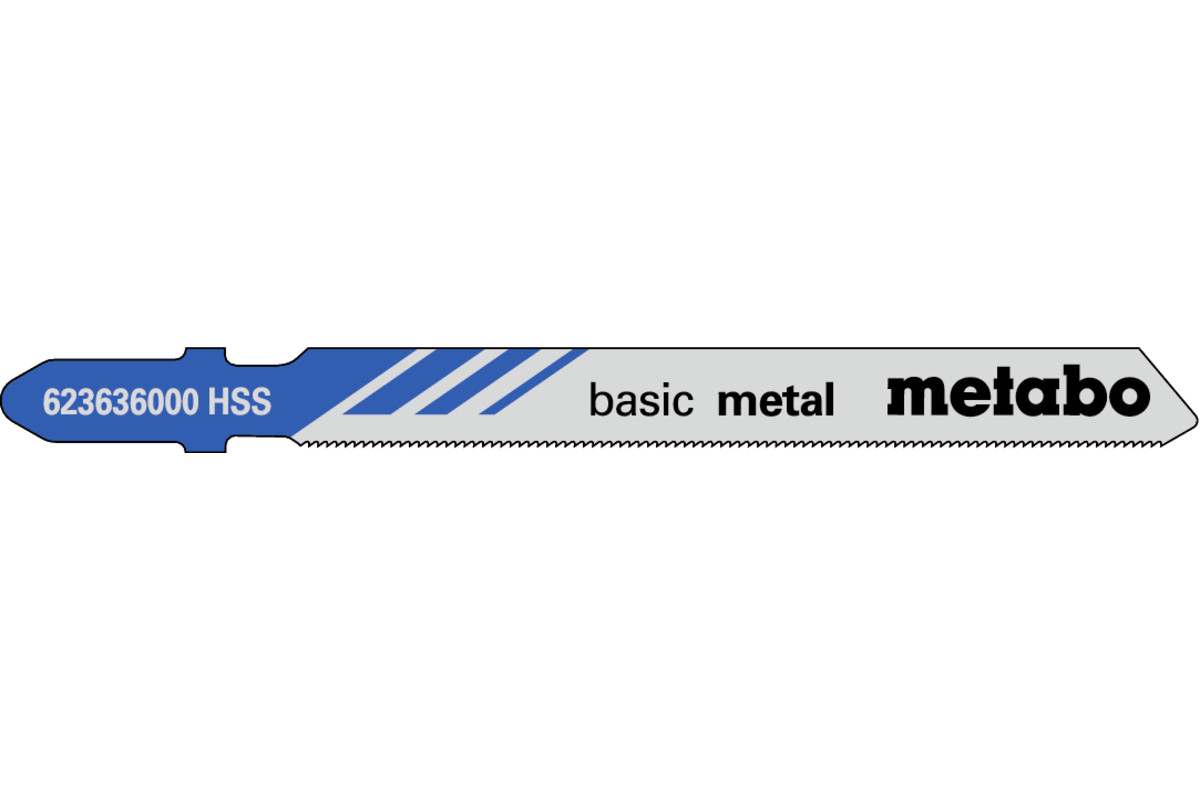 5 decoupeerzaagbladen "basic metal" 66/0,7 mm (623636000) 