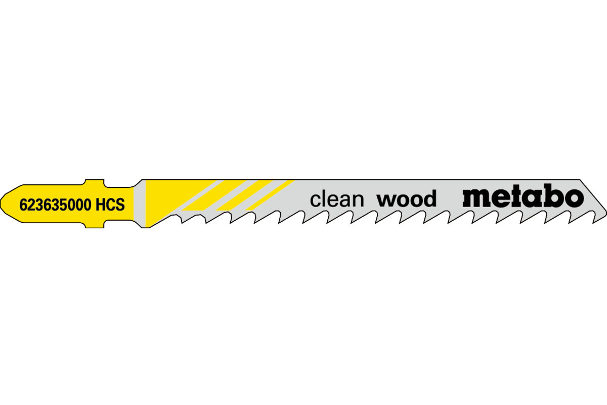 25 Stikksagblader "clean wood" 74/ 4,0 mm (623609000) 