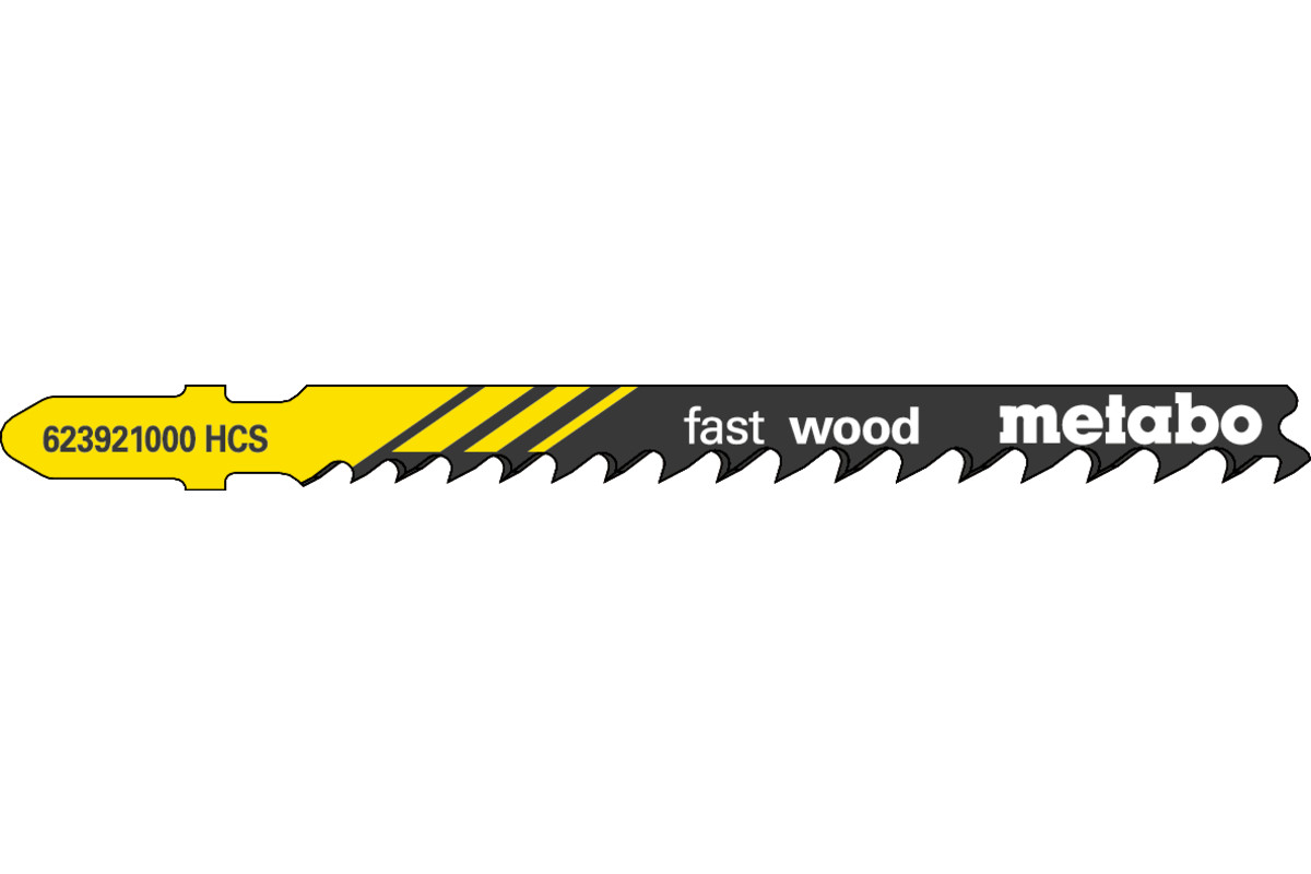 5 Stikksagblader "fast wood" /progr. (623921000) 