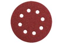 Hook and loop sanding sheets Ø 125 mm, 8 holes