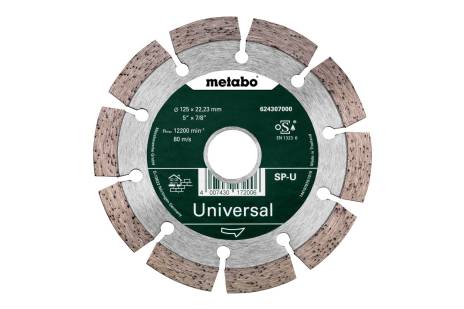 Diamond cutting disc - SP - U, 125x22.23 mm (624307000)