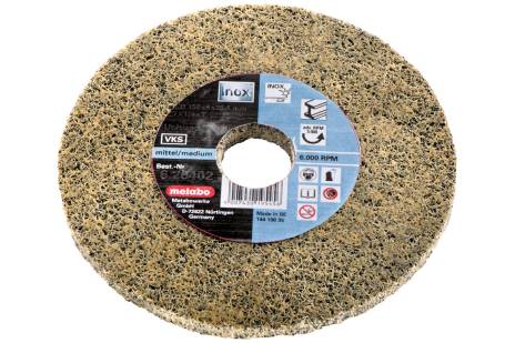 Fleece compact grinding disc "Unitized ", coarse, 125 x 6 x 22.23, WS (626482000)