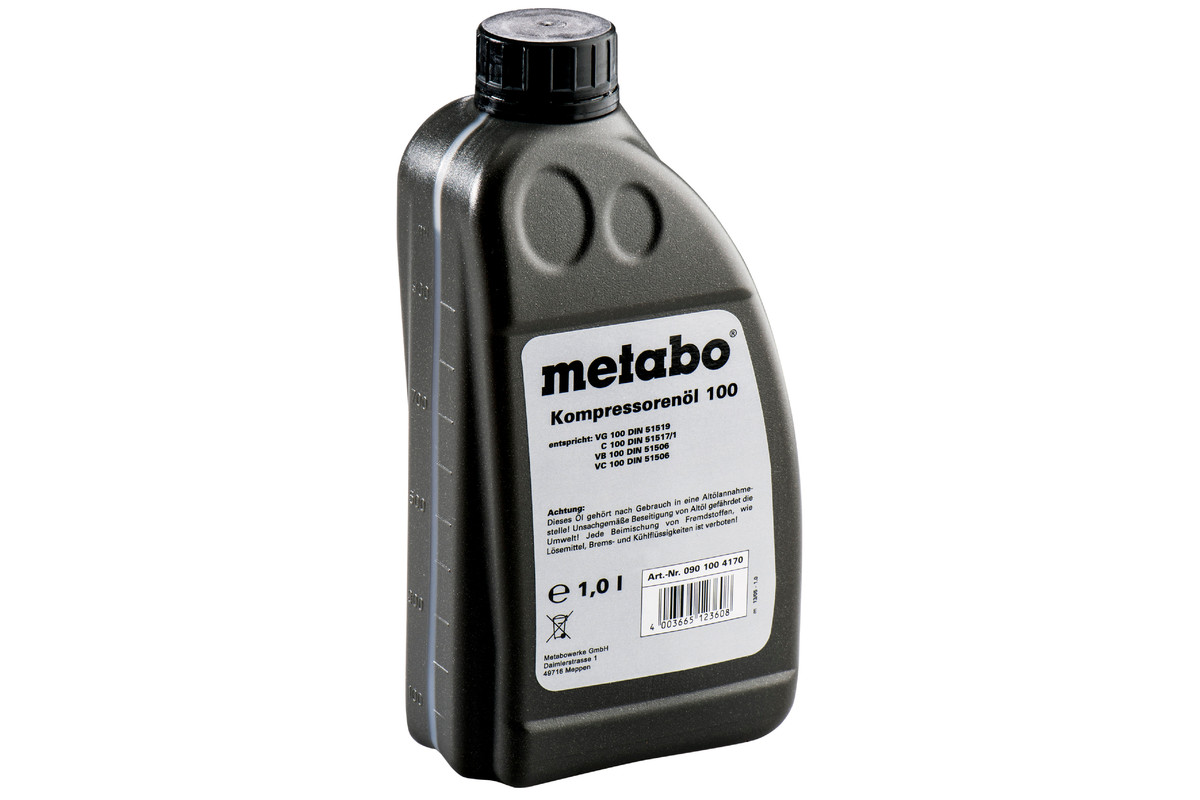 Metabo Kompresorový olej 1 liter pre piestové kompresory 0901004170