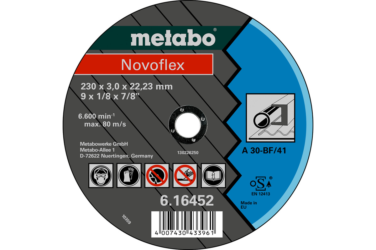 Metabo Novoflex 180x3,0x22,23 oceľ, TF 41 616450000