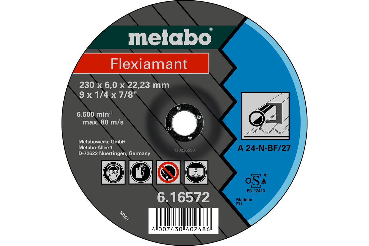 Metabo Flexiamant 230x6,0x22,23 oceľ, SF 27 616572000
