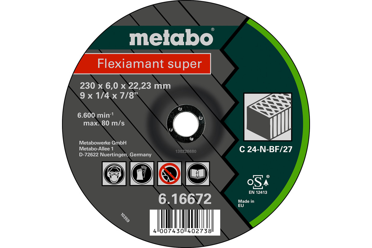 Metabo Flexiamant super 230x6,0x22,23 kameň, SF 27 616672000