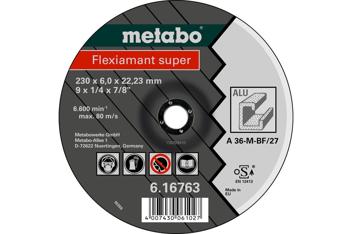 Metabo Flexiamant super 125x6,0x22,23 hliník, SF 27 616749000