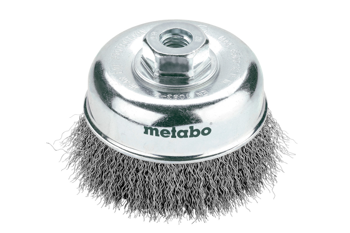 Metabo Hrncovitá kefa 100x0,3 mm/ M 14, zvlnený oceľový drôt 623719000