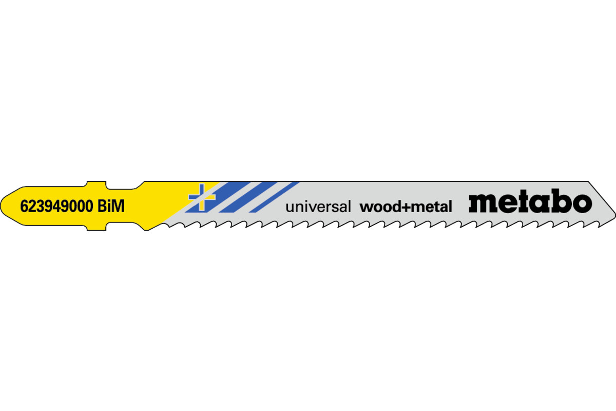 Metabo 5 pílových listov do dierovacej píly „universal wood + metal“ 90/ 2,5 mm