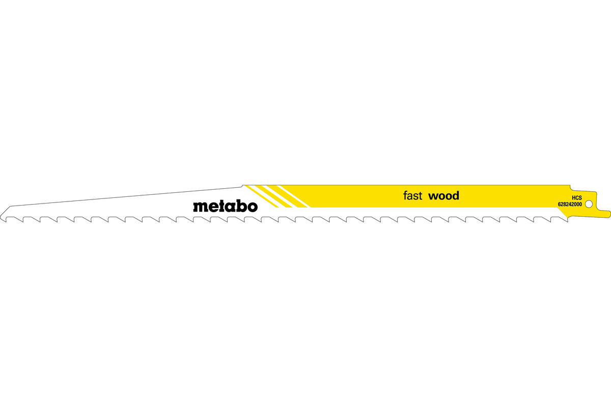 Metabo 5 pílových listov do šabľovej píly „fast wood“ 300 x 1,25 mm 628242000