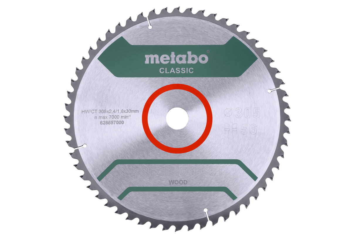 Metabo Pílový list „precision cut wood - classic“, 305x30 Z56 WZ 5° /B 628657000