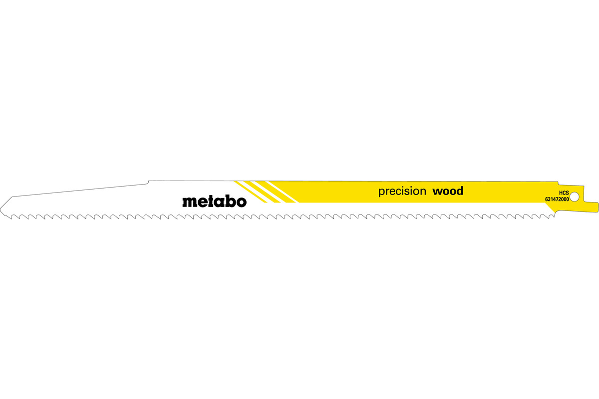 Metabo 5 pílových listov do šabľovej píly „precision wood“ 300 x 1,25 mm 6314720