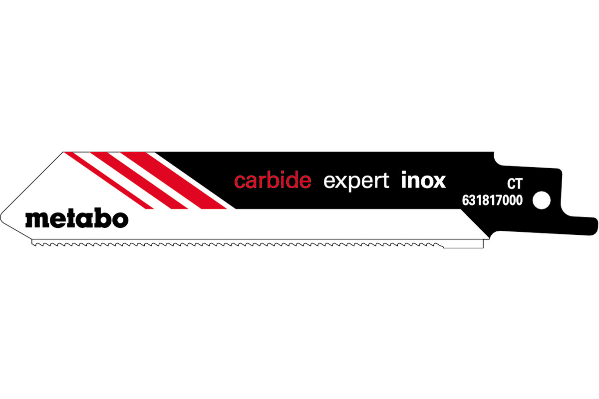 Metabo 2 pílové listy do šabľovej píly „expert inox“ 115 x 1,25 mm 631817000