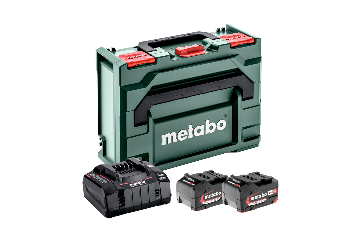 Metabo Základná súprava 2 x 5,2 Ah + metaBOX 145 685065000