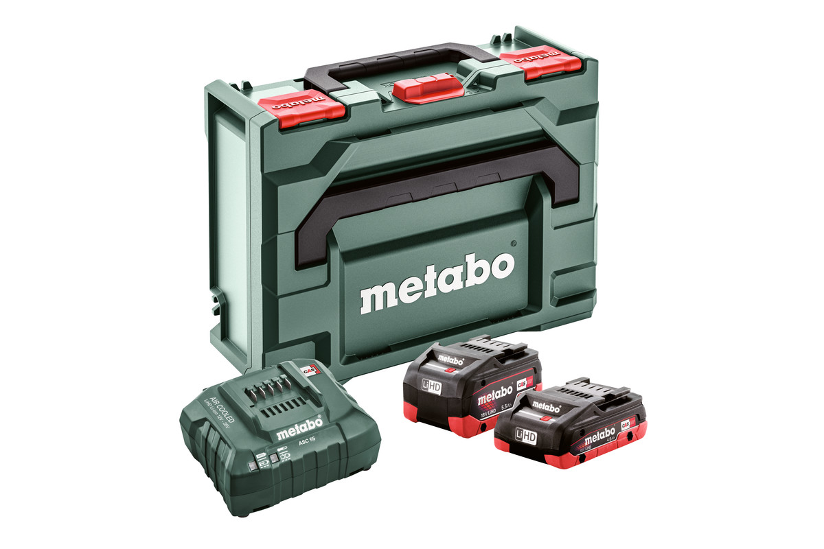 Metabo Základná súprava LiHD 1 x 4,0 Ah + 1 x 5,5 Ah + metaBOX 145 685136000