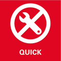 
  Metabo Quick - система быстрой замены инструмента 
  без ключа – быстро, удобно и надежно 
