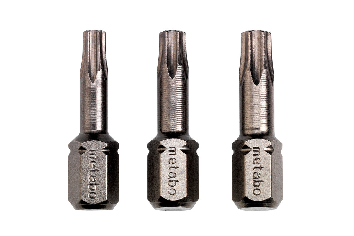 3 bits för Torx-skruvar T15/20/25 torsion (628539000) 