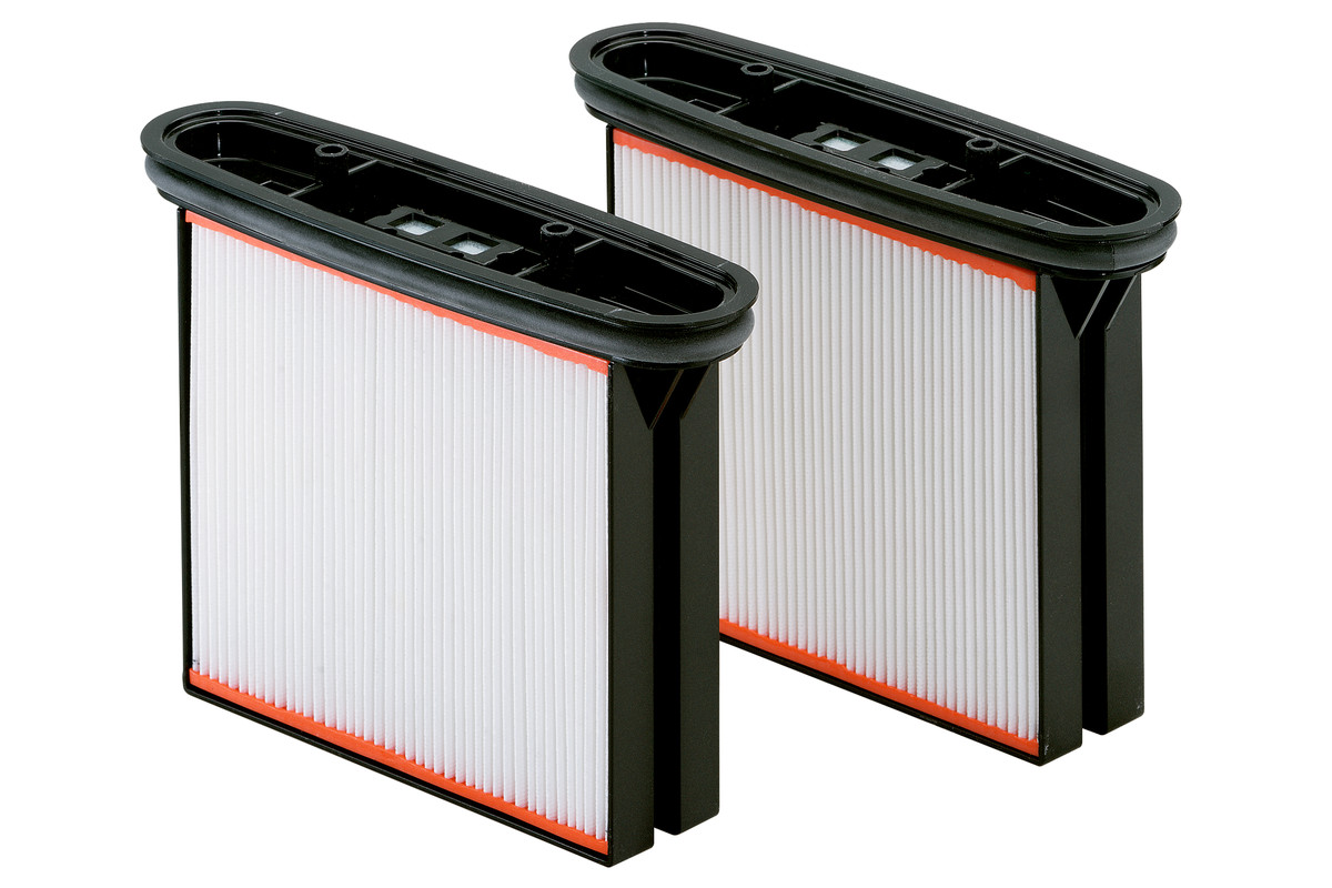 2 filterkassetter, polyester, nanobeläggning, dammklass M (631894000) 