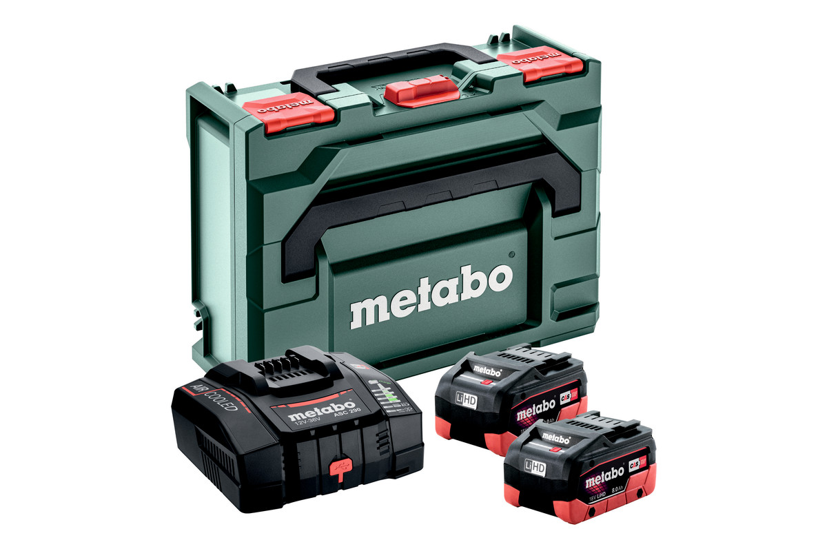 Basic set 2 x LiHD 8.0 Ah + ASC 290 + metaBOX 145 (685303000) 