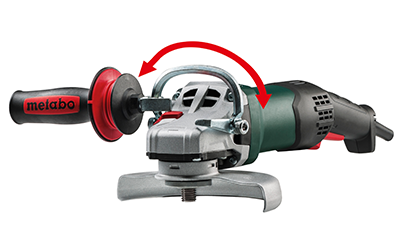 Metabo 600371420 8.5-Amp 10,500 RPM Corded Angle Grinder with Lock-On Switch 