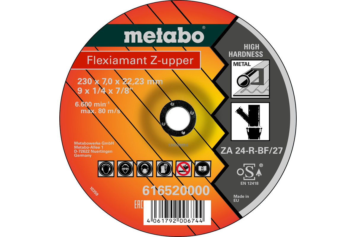 Flexiamant Z-upper 230x7,0x22,23 сталь, SF 27 (616520000) 