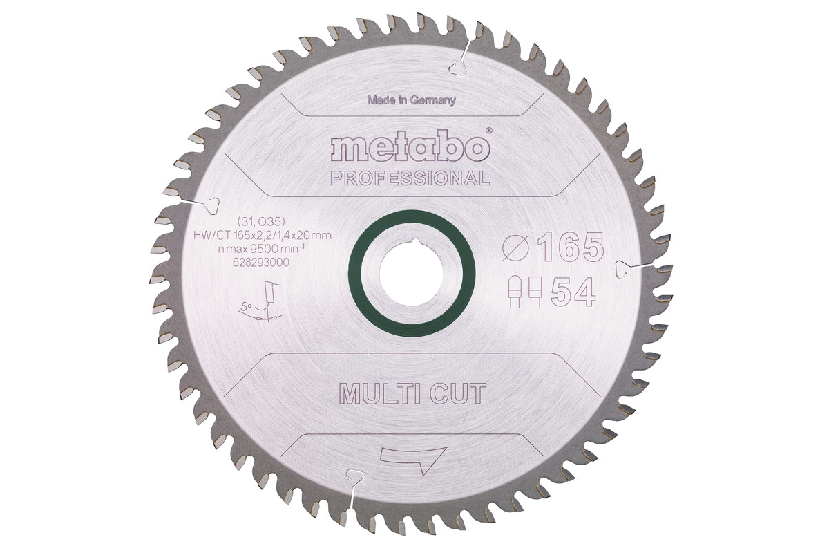 Пилкове полотно «multi cut - professional», 165x20 Z54 FZ/TZ 5° (628293000) 