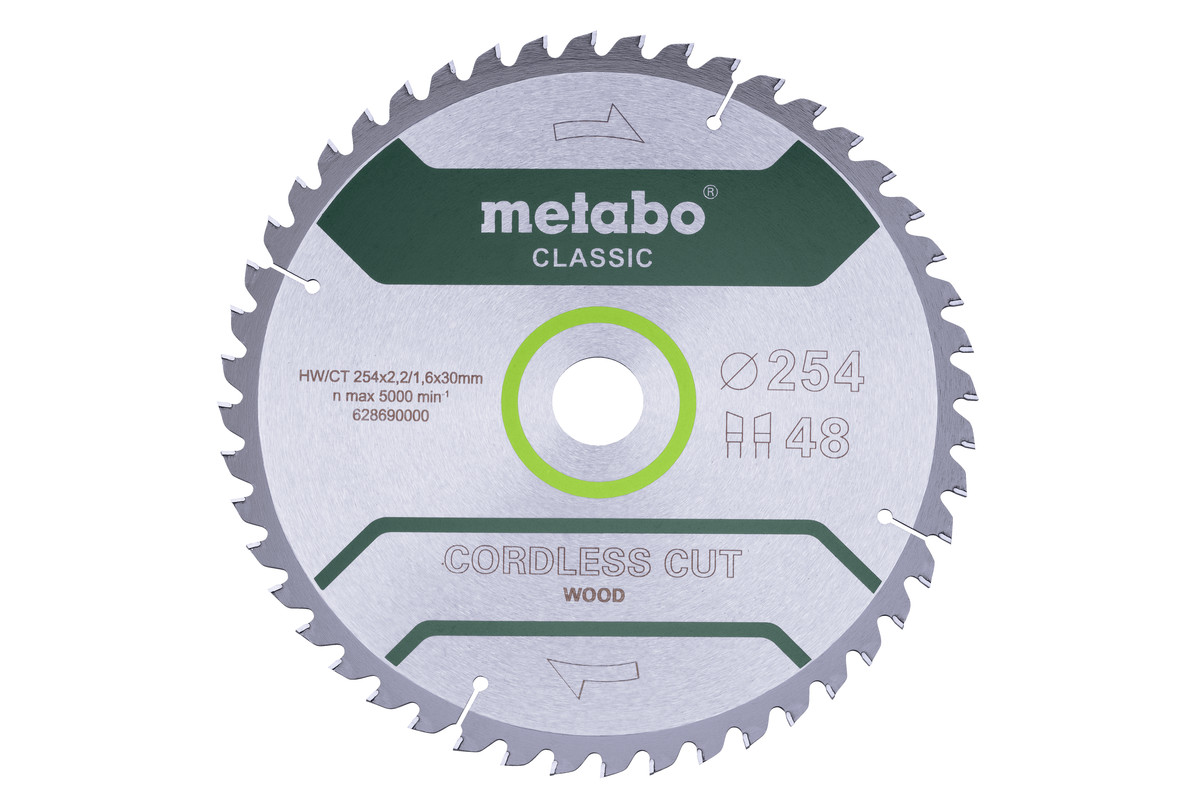 Пилкове полотно «cordless cut wood - classic», 254 x 30 Z48 WZ 5° (628690000) 