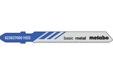 5 пилкових полотен для лобзиків «basic metal», 51/ 1,2 мм (623637000) 