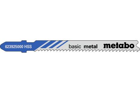 5 пилкових полотен для лобзиків «basic metal», 66 мм/progr. (623925000) 