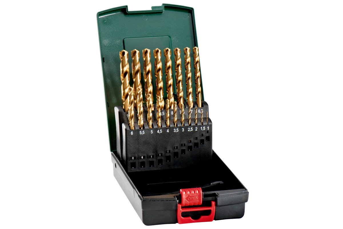 HSS-TiN drill bit storage case, 19 pieces (627173000) 