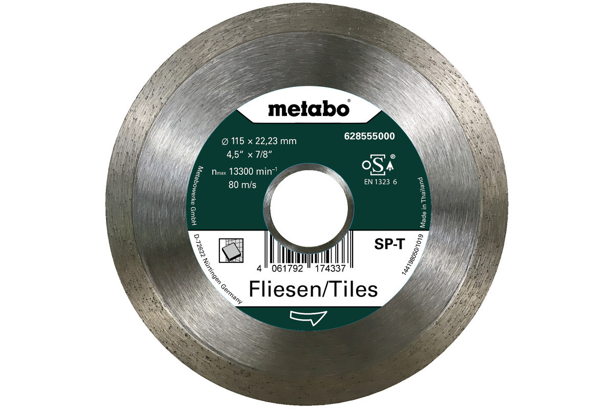 Diamond cutting disc SP - T,  115 x 22.23 mm, tiles (628555000) 