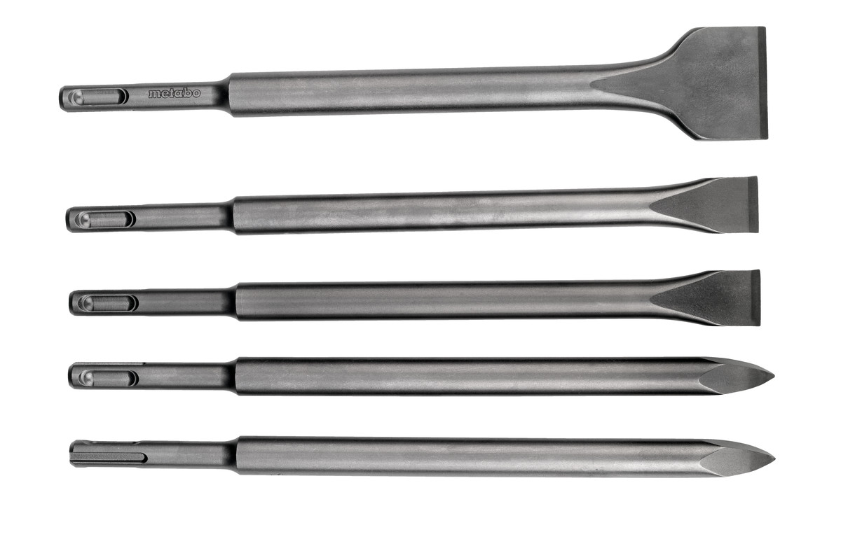 SDS-plus chisel bit set, "professional", 5 pieces (630484000) 