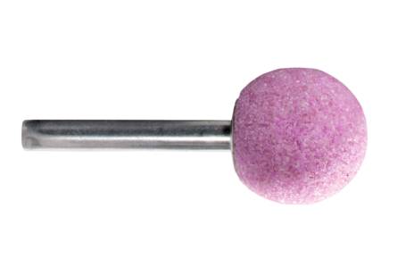 Pink aluminium mounted point 25 x 25 x 40 mm, shank 6 mm, K 36, sphere (628333000) 